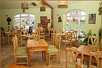 Das gemütliche Hofcafè im Landhotel "Zum Honigdieb"